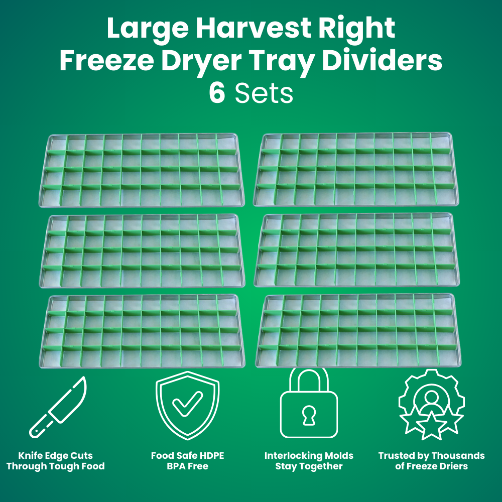 Tray Dividers™- for Harvest Right Freeze Dryer trays MADE IN THE USA (select your size below)