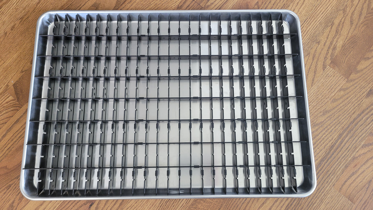 Commercial Freeze Dryer Tray Dividers (18" x 26" full baking sheet)