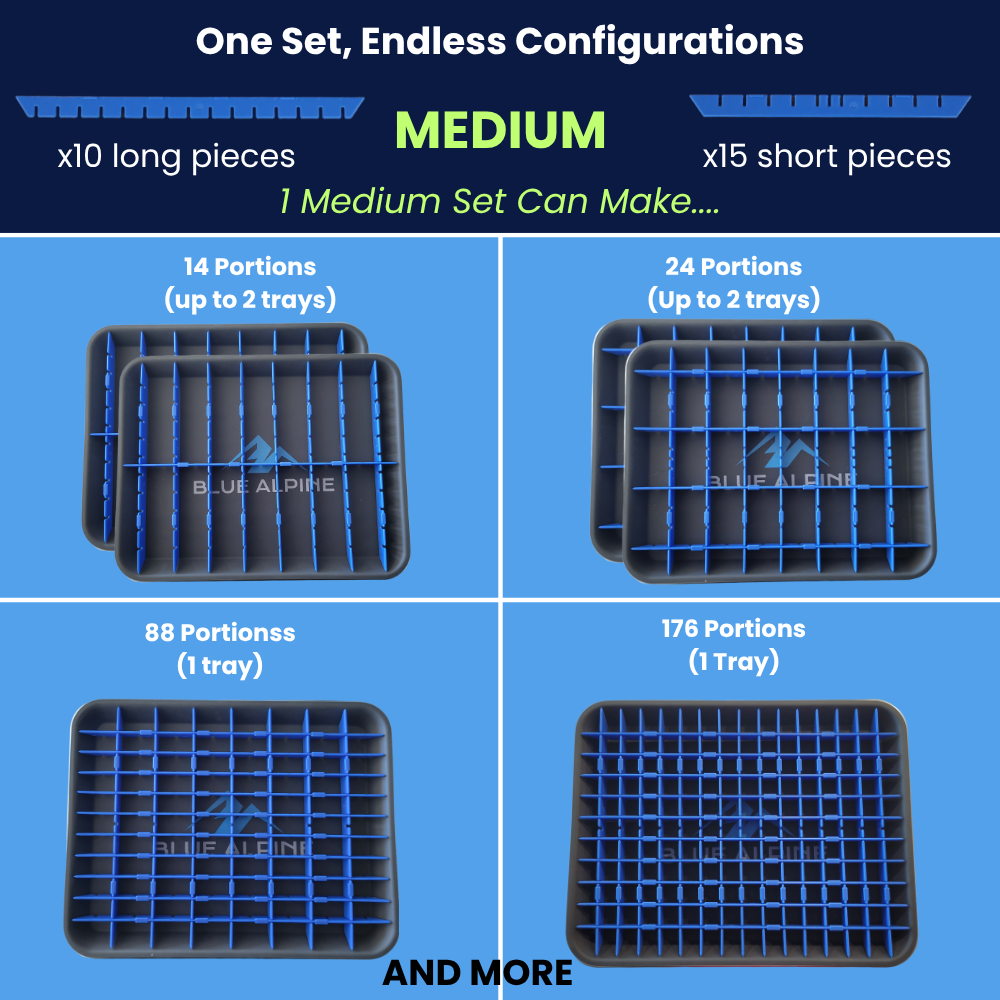 Tray Dividers™- for Blue Alpine Freeze Dryer trays MADE IN THE USA