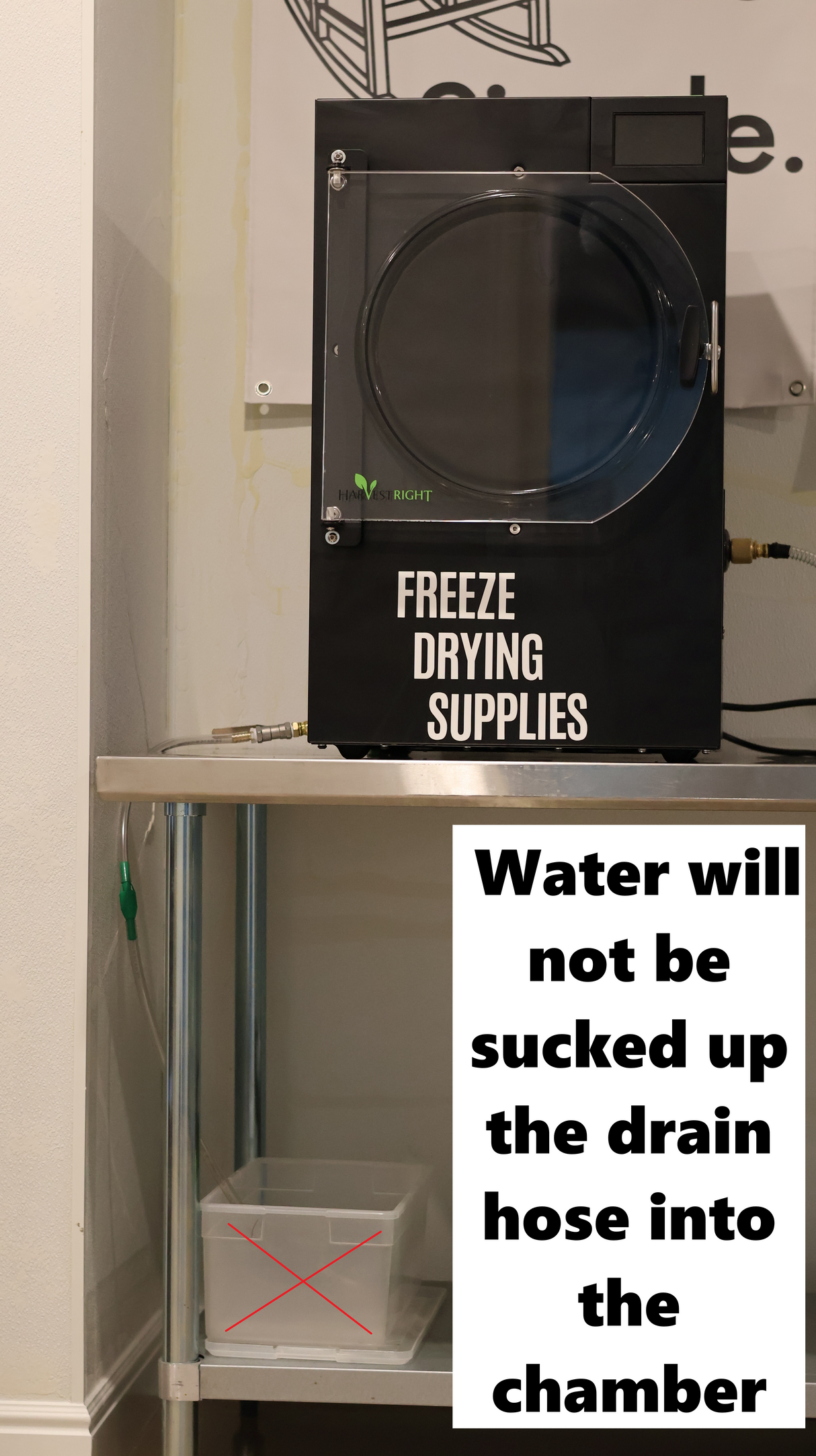 NO SUCK Kit 2.0 (anti siphon drain hose) MADE IN THE USA