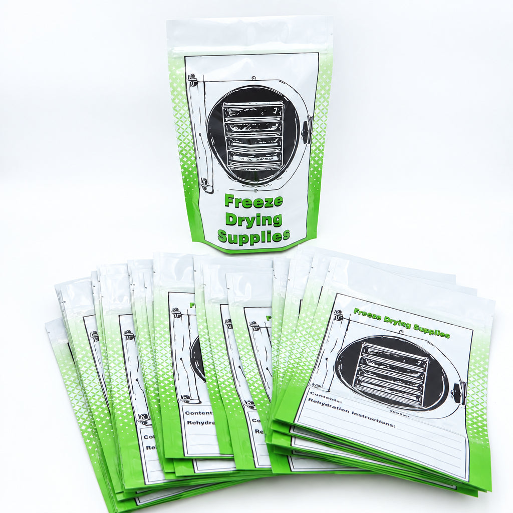 50 Pack 5 MIL Mylar Storage Bags 8x12 With Gusset, and Zipper Top (1/2 Gal) MADE IN THE USA