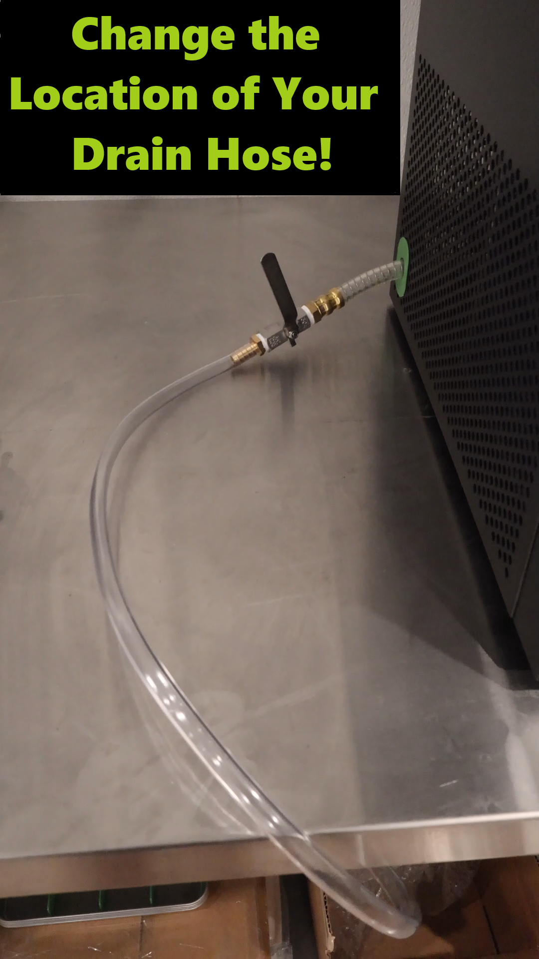 Straight Drain Hose Fitting