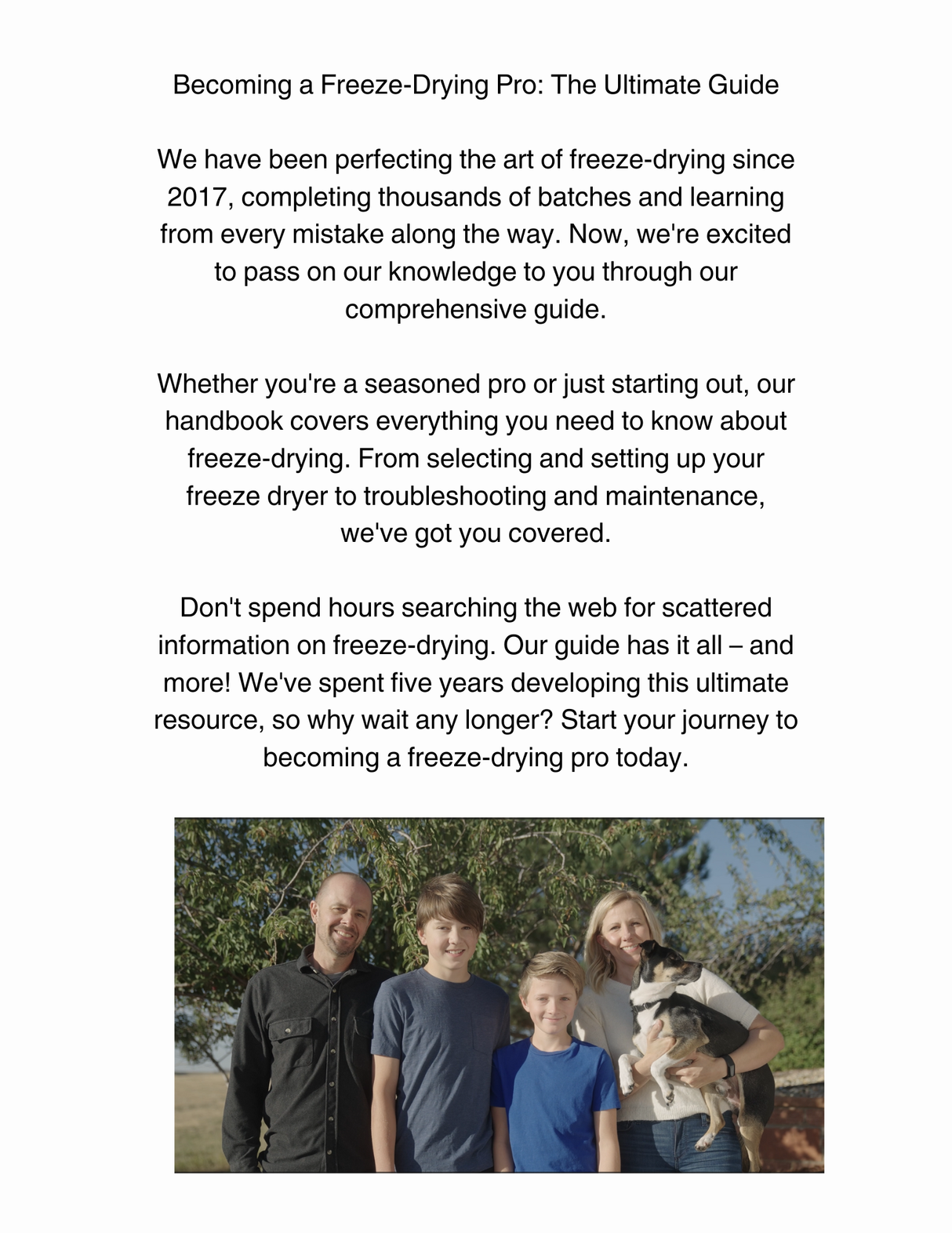 The Freeze Drying Handbook: Everything You Need to Know and More 2nd Edition-PDF Download