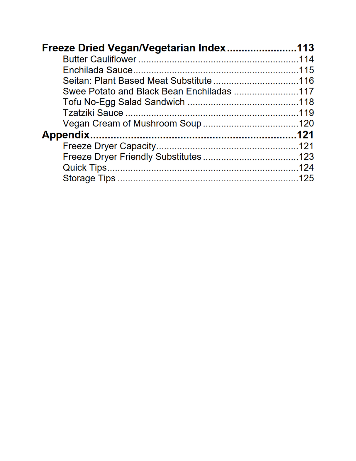 Freeze Drying Cookbook PDF Download Volume 1