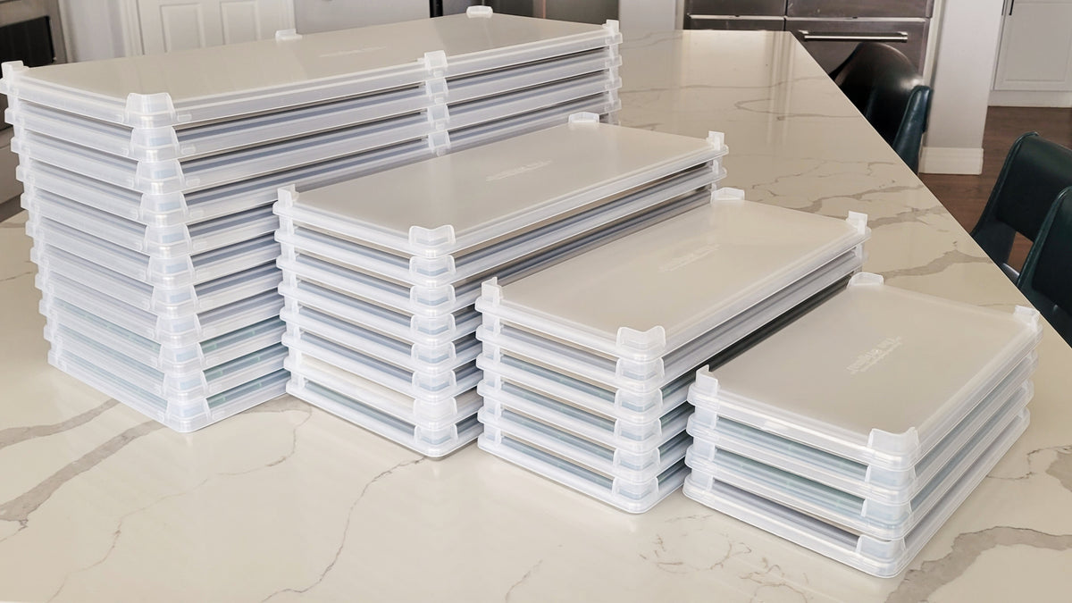 Stackable Freezing Trays Freeze Dryer Tray Lids -- (stackable!!!) The Original - MADE IN THE US ...