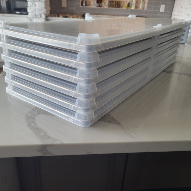 Stackable Freezing Trays Freeze Dryer Tray Lids -- (stackable!!!) The