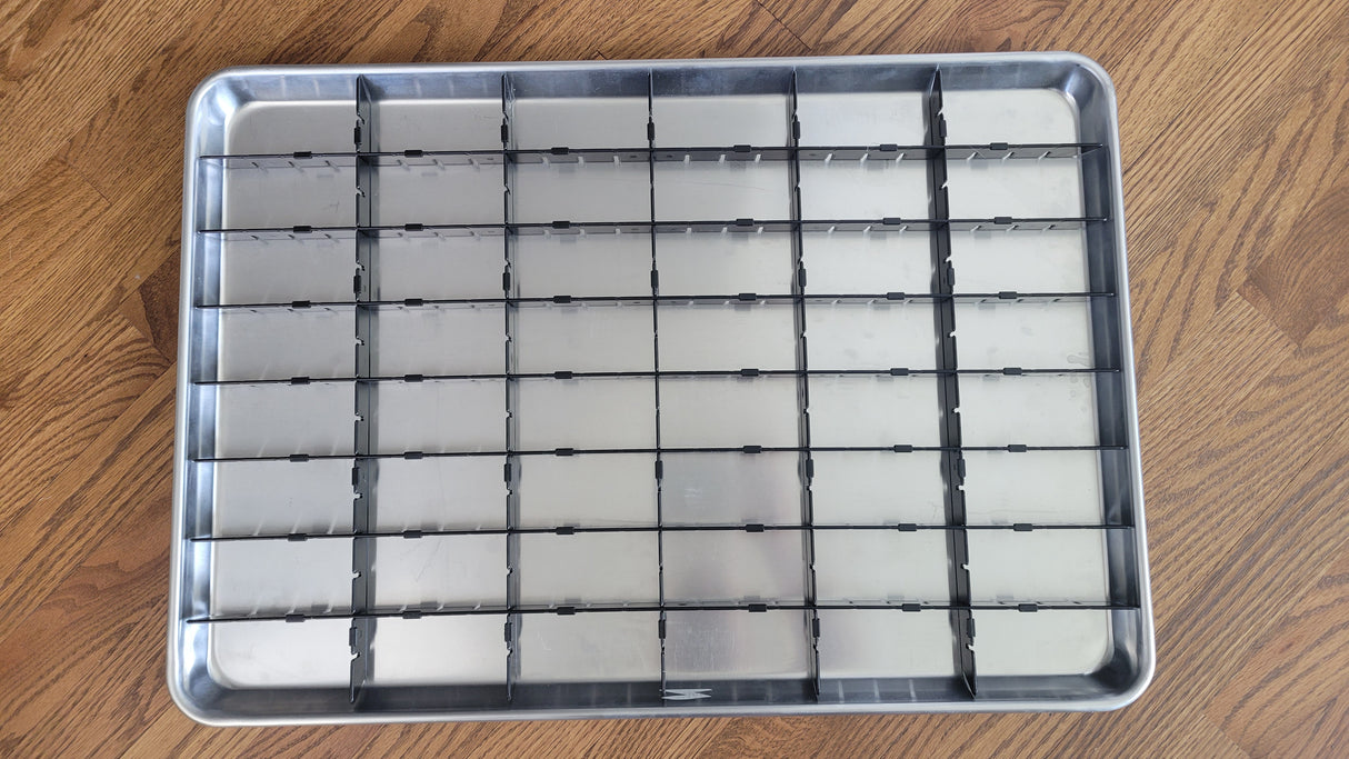 Commercial Freeze Dryer Tray Dividers (18" x 26" full baking sheet)