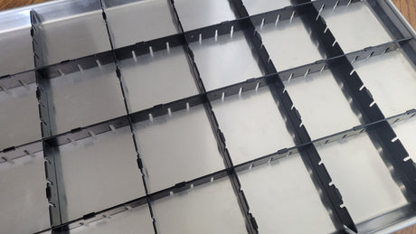 Commercial Freeze Dryer Tray Dividers (18" x 26" full baking sheet)