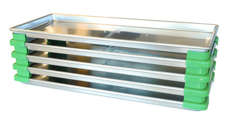 "Locking" CORNER Tray Stackers for Harvest Right Trays