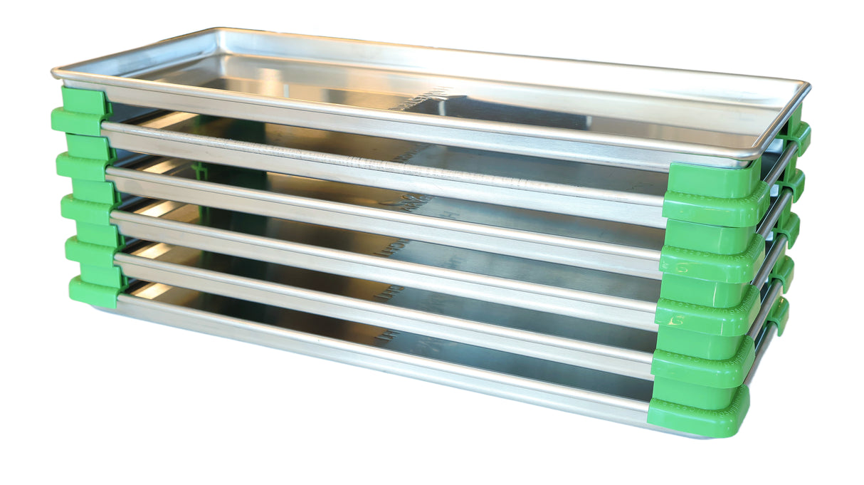 "Locking" CORNER Tray Stackers for Harvest Right Trays
