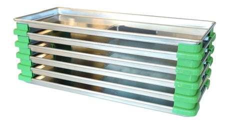 "Locking" CORNER Tray Stackers for Harvest Right Trays