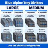 Tray Dividers™- for Blue Alpine Freeze Dryer trays MADE IN THE USA