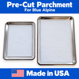 Blue Alpine Pre-cut Parchment paper (100 sheets)