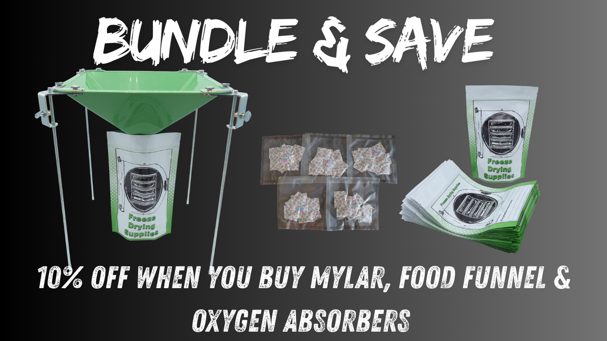Food Storage Starter Kit-Food Funnel, Mylar and Oxygen Absorbers