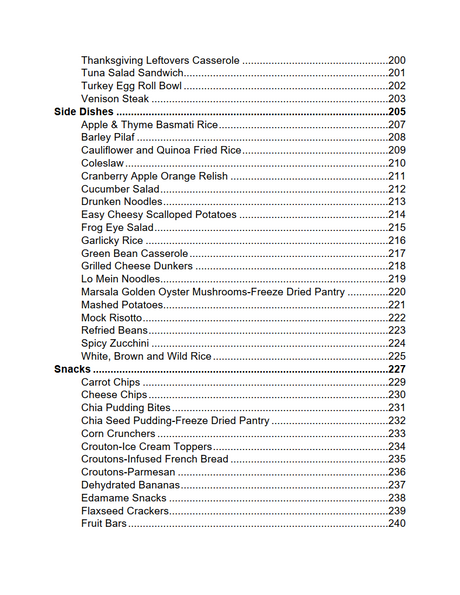 The Freeze Drying Cookbook: From Fresh to Forever (Physical Copy)