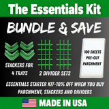 Essentials Starter Kit-Parchment, Stackers, and Dividers-Countertop Model