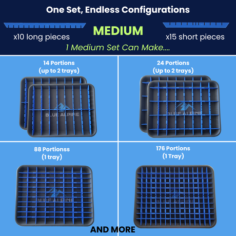 Tray Dividers™- for Blue Alpine Freeze Dryer trays MADE IN THE USA