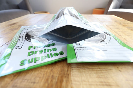 50 Pack 5 MIL Mylar Storage Bags 8x12 With Gusset, and Zipper Top (1/2 Gal) MADE IN THE USA