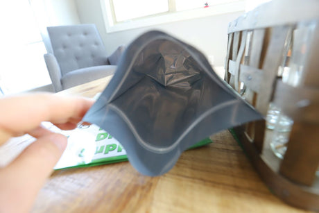 50 Pack 5 MIL Mylar Storage Bags 8x12 With Gusset, and Zipper Top (1/2 Gal) MADE IN THE USA