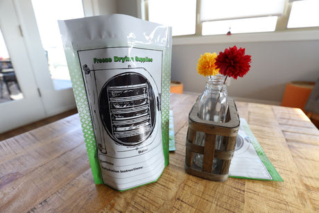 50 Pack 5 MIL Mylar Storage Bags 8x12 With Gusset, and Zipper Top (1/2 Gal) MADE IN THE USA