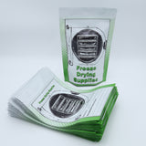 50 Pack 5 MIL Mylar Storage Bags 8x12 With Gusset, and Zipper Top (1/2 Gal)