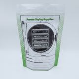 50 Pack 5 MIL Mylar Storage Bags 8x12 With Gusset, and Zipper Top (1/2 Gal)
