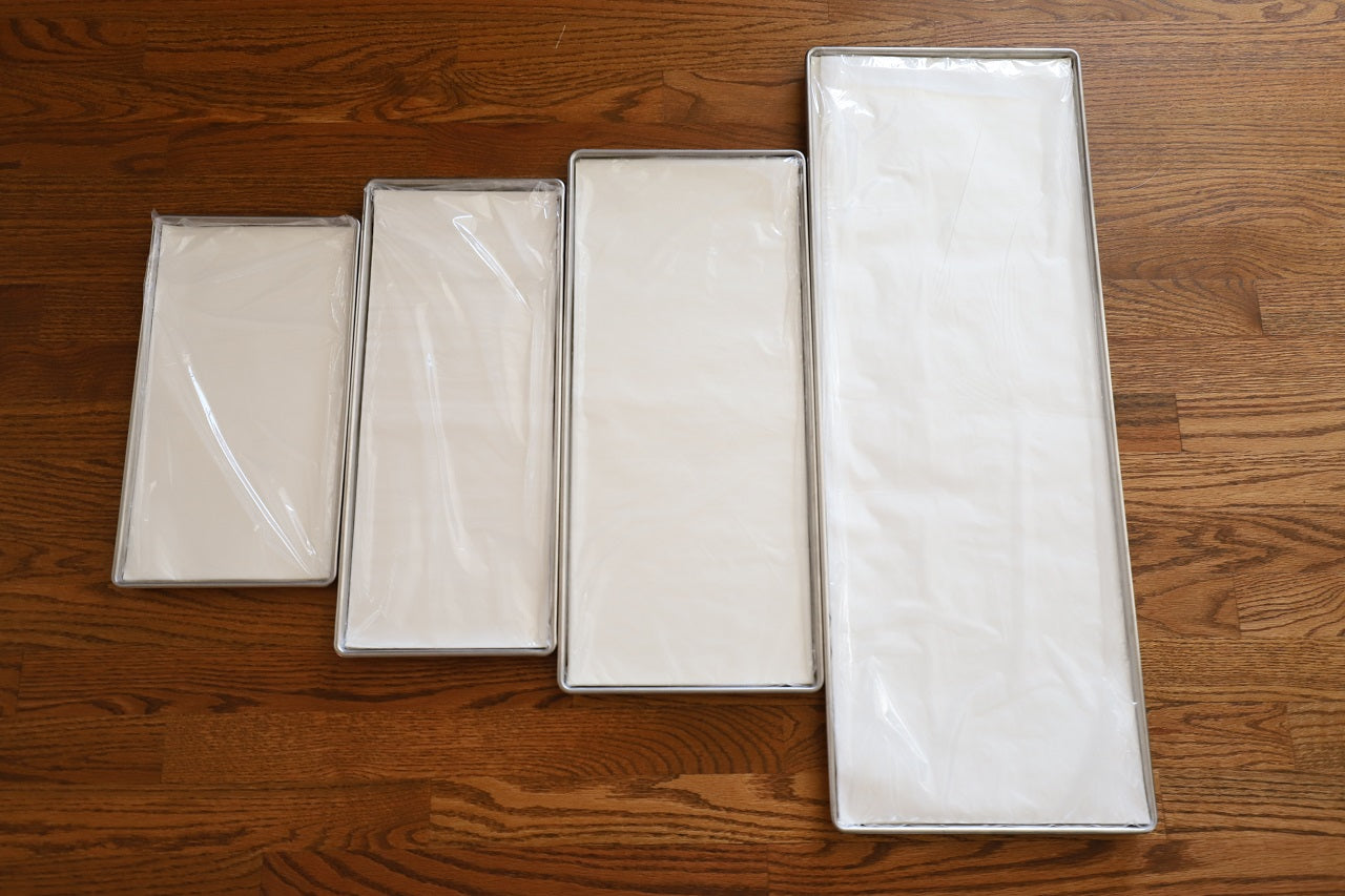 Frieling Parchment Freezer Paper Sheets, 6 square, 200 pcs in box, 3 boxes