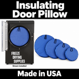 Insulating Door Pillow MADE IN THE USA (Navy Blue)