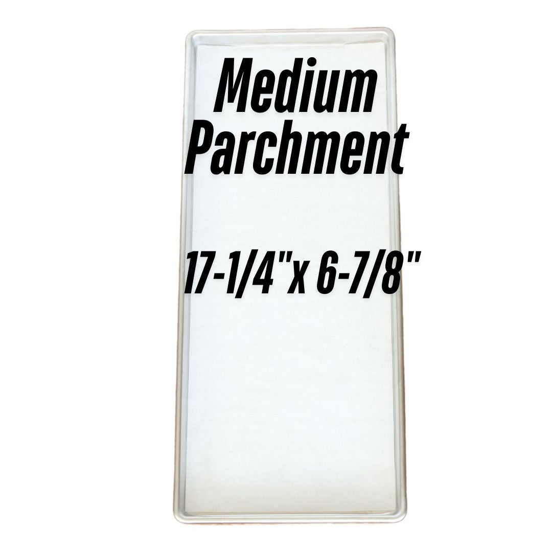 Pre-cut Parchment paper (100 sheets)S/M/L/XL