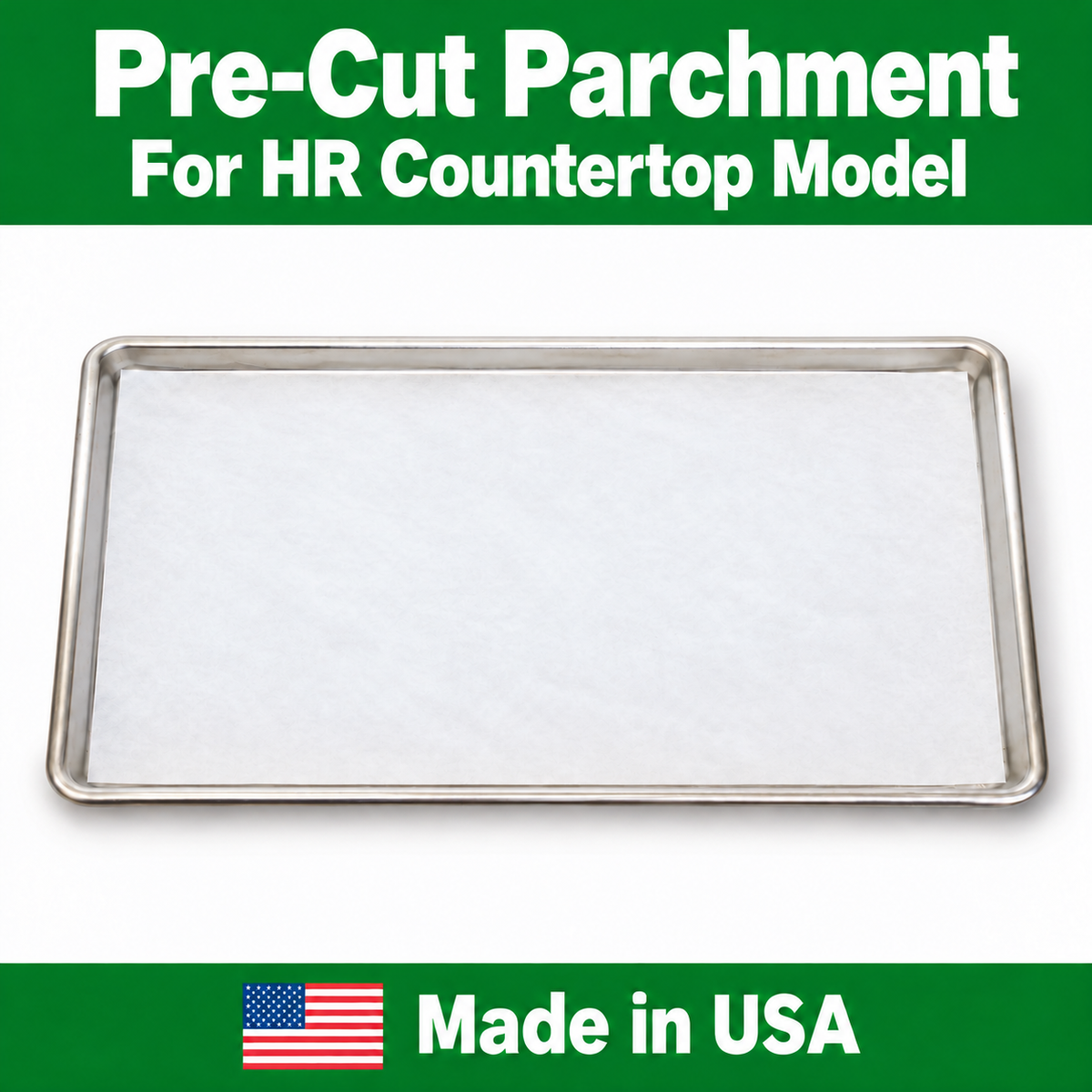 Pre-cut Parchment paper (100 sheets) HR Countertop Model