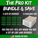 The Pro Kit-Lids and Dividers -HR Countertop Model