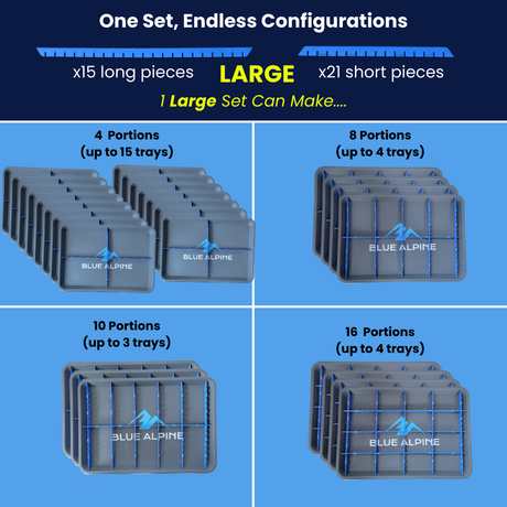 Tray Dividers™- for Blue Alpine Freeze Dryer trays MADE IN THE USA