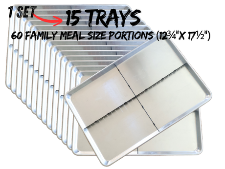 Commercial Freeze Dryer Tray Dividers (18" x 26" full baking sheet)