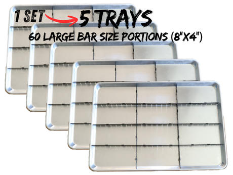 Commercial Freeze Dryer Tray Dividers (18" x 26" full baking sheet)