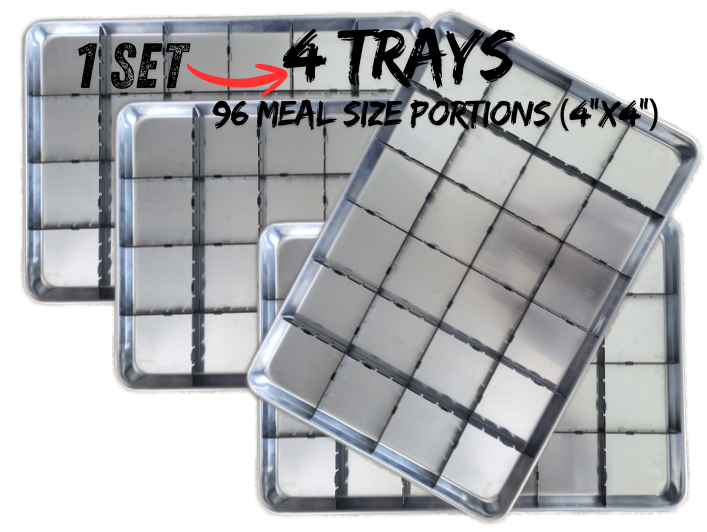 Commercial Freeze Dryer Tray Dividers (18" x 26" full baking sheet)