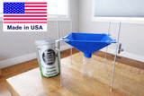 The Food Funnel™ - Fills Mason Jars & Mylar Bags-BLUE FUNNEL