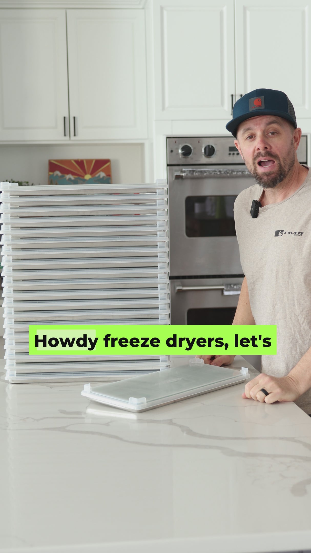 Freeze Dryer Tray Lids -- (stackable!!!) The "Original"