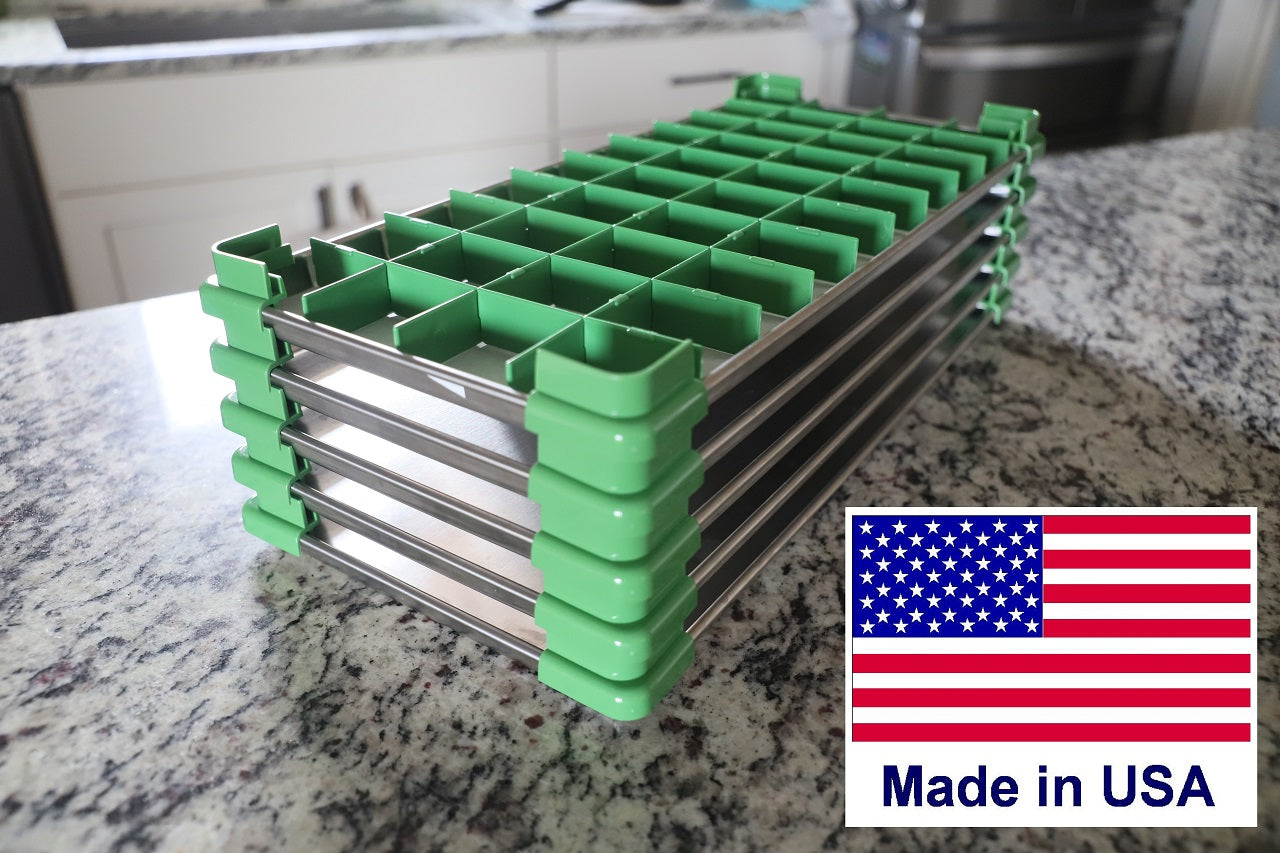 Nogis 12 Pcs Tray Stackers for Harvest Right Freeze Dryer Trays, Freeze Dryer Accessories Compatible with Harvest Right Trays, White, Size: 2.5 x 1.3