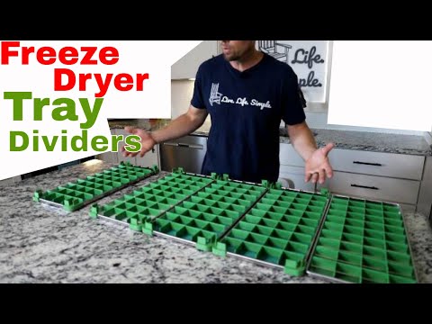 Freeze Dryer Tray Dividers for Harvest Right trays (select your size b –  Freeze Drying Supplies